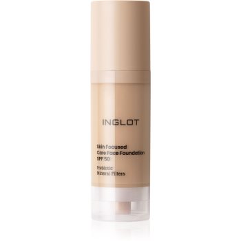 Inglot Skin Focused Care Face Foundation SPF 50 acoperire make-up SPF 50 - imagine 2